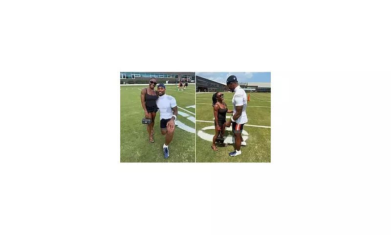 Simone Biles Cheers On Husband Jonathan Owens at Chicago Bears Practice Amid Team Tensions