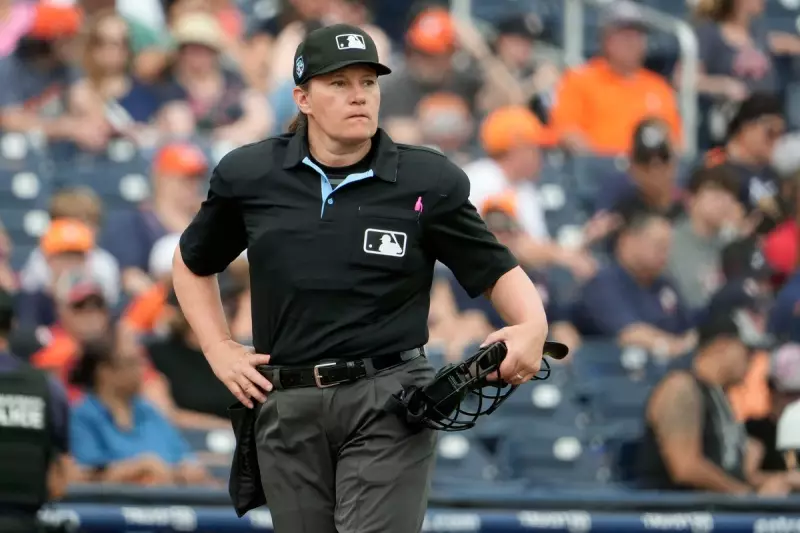 Stephanie Frappart Makes History as First Female MLB Umpire in Miami Marlins vs Atlanta Braves Game