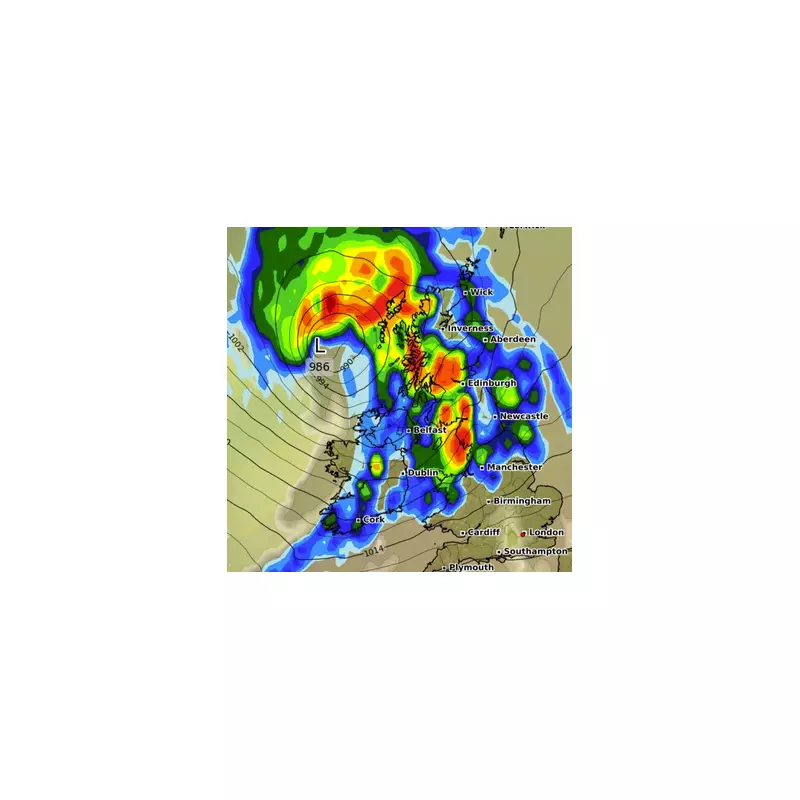 Storm Floris Batters UK: Met Office Issues Urgent Warnings as 70mph Winds and Heavy Rain Lash the Country