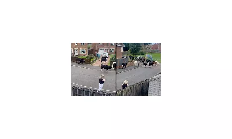 Storm Floris Chaos: Cows Run Wild Through Scottish Housing Estate After 124mph Winds Blow Down Fence