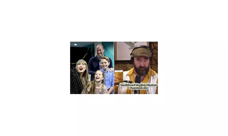 Taylor Swift Playfully Roasts Travis Kelce and His Brother Jason in Front of the Royal Family