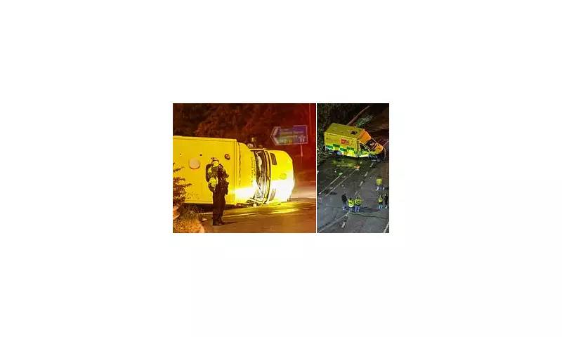 Teen Driver Charged After Police Chase Ends in Catastrophic Ambulance Crash in Westminster | Paramedics Hospitalised