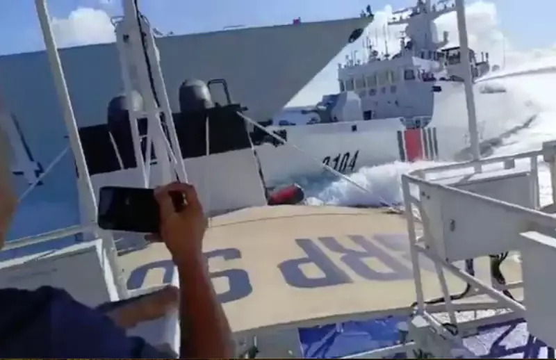 Tensions Escalate as Chinese and Philippine Vessels Collide in Disputed South China Sea