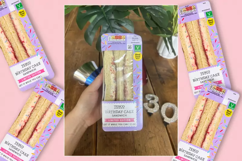 Tesco Launches Irresistible Strawberry Sandwich Birthday Cake – A Sweet Twist on Tradition