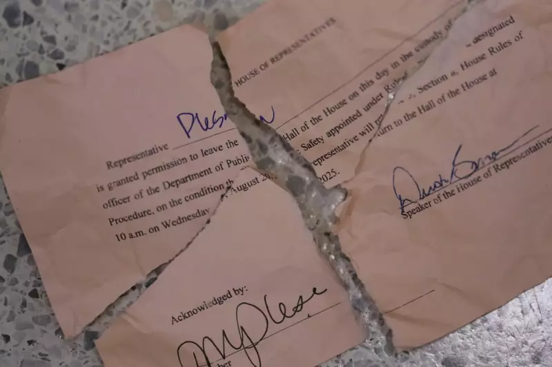 Texas Democrats Stage 'Permission Slip' Protest Against Controversial Voting Bill