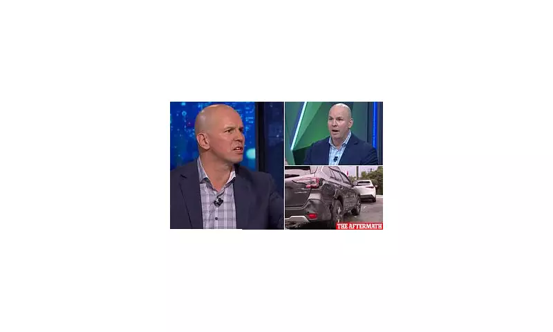 TV Star James Hooper Caught on Camera Crashing into Parked Cars While Allegedly Five Times Over the Limit