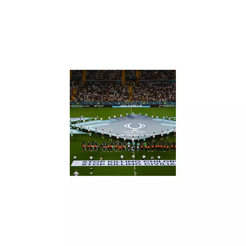 UEFA Sparks Outrage with Controversial Banner Featuring Salah & PSG Star Ahead of Tottenham Clash