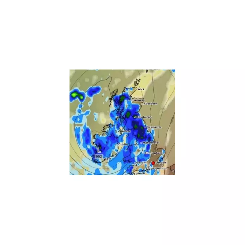 UK Weather Alert: 600-Mile Wide Storm Set to Batter Britain with 70mph Winds