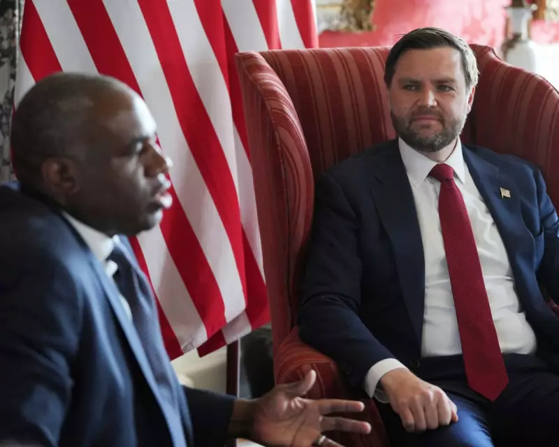 US and UK at Odds Over Gaza Policy Ahead of Vance-Lammy Meeting