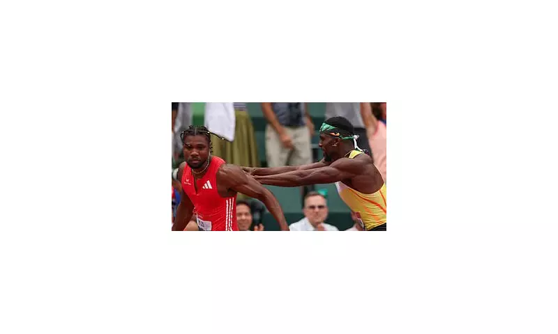 US Sprinters Clash: Noah Lyles Shoved by Kenny Bednarek in Heated Rivalry