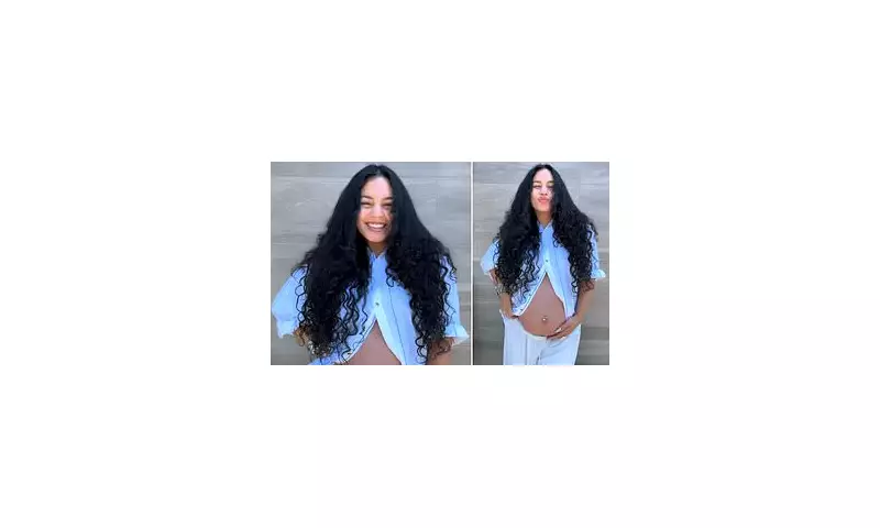 Vanessa Hudgens Flaunts Growing Baby Bump in Stunning Mermaid-Themed Photoshoot | Daily Mail