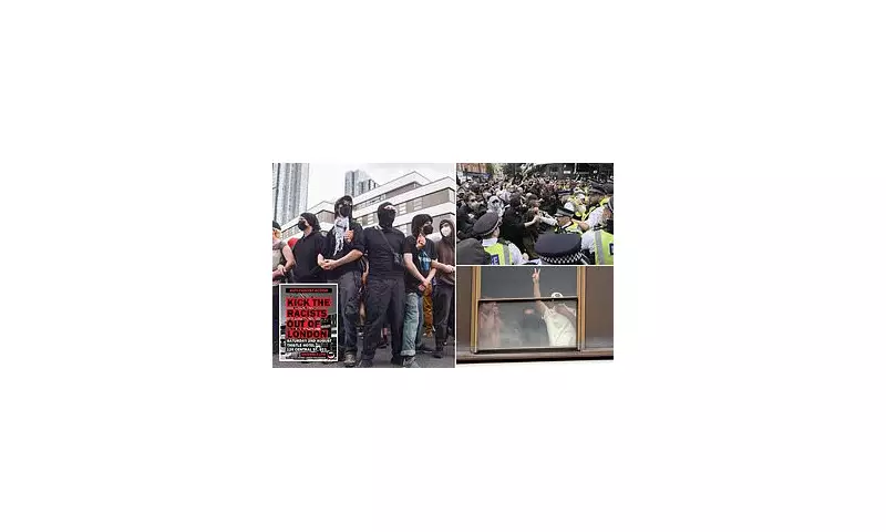 Violent Clashes in London as Antifa Resurgence Sparks Chaos
