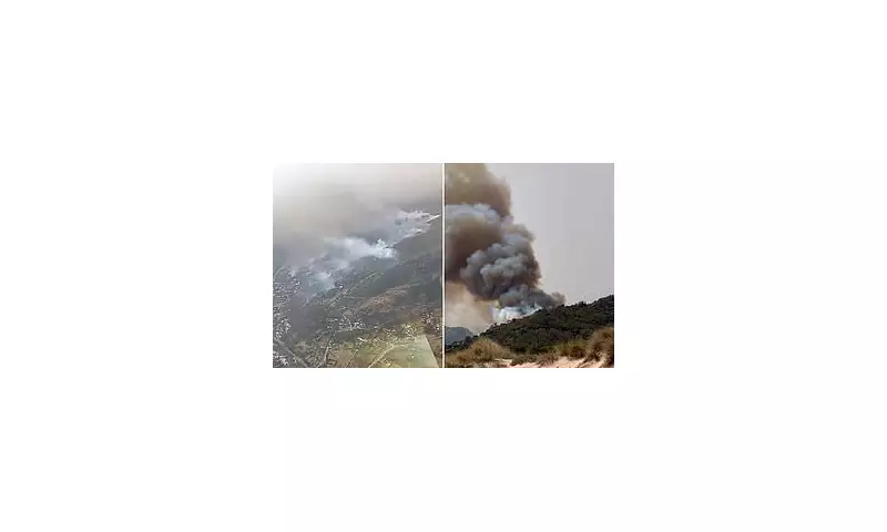 Wildfire Forces Tourists and Locals to Flee Popular Spanish Beach Resort