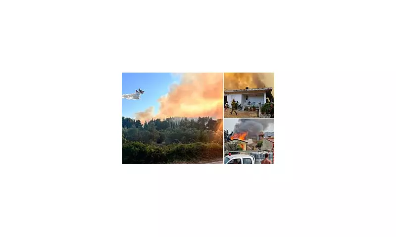 Wildfires Rage Across Greece: Tourists Flee as Thousands Battle Blazes