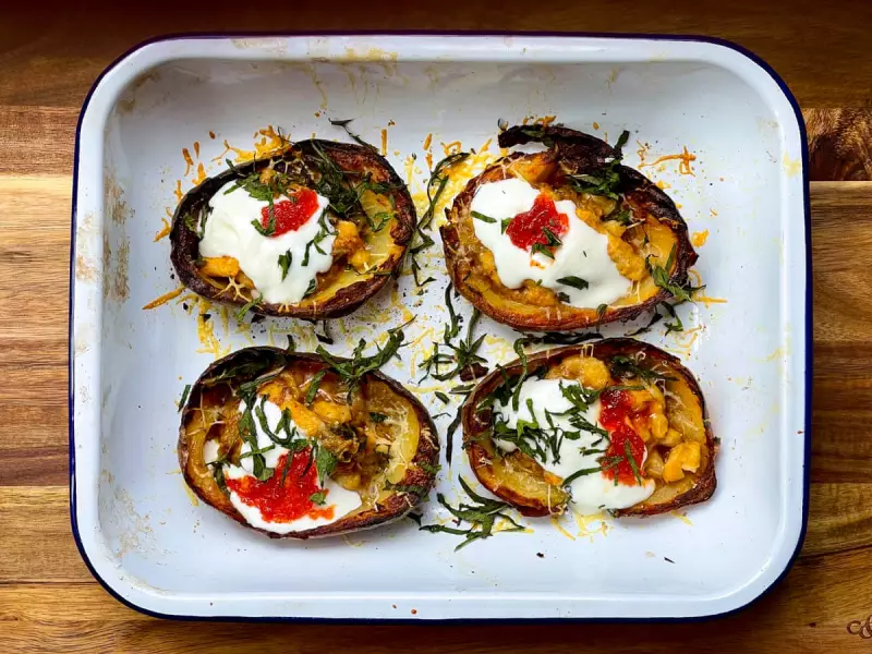Zero-Waste Delight: Transform Leftover Baked Potato Skins into Loaded Nachos