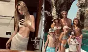 Abbey Clancy Stuns in Bikini on Idyllic Family Holiday with Peter Crouch and Their Four Children