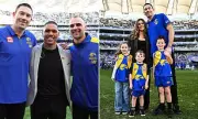 AFL Legend's Son Steals the Show with Cheeky Gesture During Emotional Farewell