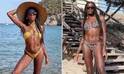 AJ Odudu Stuns in Bikini During Ibiza Getaway – See Her Toned Figure!