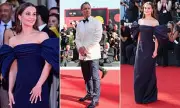 Alicia Vikander Stuns in Midnight Blue at Venice Film Festival for 'The Wizard of the Kremlin' Premiere | Reunites with Jude Law
