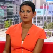 BBC Breakfast's Naga Munchetty Stuns in Red Dress Amid Viewer Complaints
