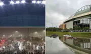 Brewers' Stadium Chaos: Parking Lot Flooded and Roof Leaks Amid Severe Storms