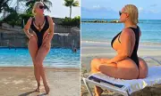 Coco Austin Stuns in Sheer High-Cut Swimsuit That Barely Covers Her Curves