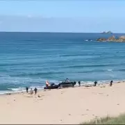 Cornwall's Dramatic Beach Chase: Drug Gang's Speedboat Heist Ends in Chaos