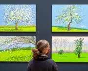 David Hockney's Breathtaking 90-Metre Normandy Frieze Set for Spectacular London Debut | The Guardian