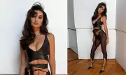 Emily Ratajkowski Stuns in Dominatrix-Inspired Leather Lingerie | Daring Photoshoot