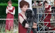 Emma Corrin's Adorable Dog Elizabeth Bennet Steals the Show on Netflix's Pride and Prejudice Set