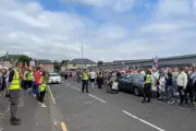 Falkirk Protest Turns Chaotic as Police Clash with Union Demonstrators