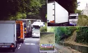 Fury in Tiny Village as HGVs Turn Roads into 'Lorry Park' – Locals Demand Action!