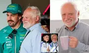 Hide the Pain Harold Joins F1 Stars in Hilarious Hungarian Grand Prix Pit Lane Poses