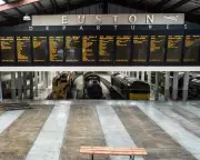 Historic Euston Station Departures Board Finds New Home in Margate Warehouse