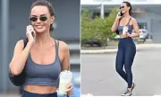 Hollyoaks Star Jennifer Metcalfe Shows Off Toned Physique in Navy Activewear After Gym Session in Liverpool