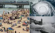 Hurricane Erin's Fury: Cornwall's Coastline Ravaged by Monster Waves as Children Narrowly Escape