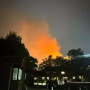 Inferno Engulfs Liverpool's Historic Woolton Hall | Dramatic 90-Firefighter Blaze