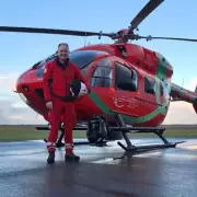 Ingenious Air Ambulance Pilot Lands in Farmer's Field to Save Cyclist's Life