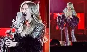 Kelly Clarkson Drops F-Bomb Mid-Performance: Shocking Moment Leaves Band Stunned!