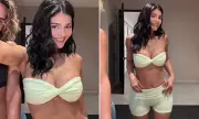 Kylie Jenner Stuns in Tiny Yellow Bra While Revealing Her Spanish Learning Journey