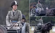 Lady Louise Windsor, 21, Shines at National Riding Championship | A Touching Tribute to Grandmother Queen Elizabeth II