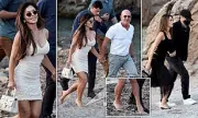 Lauren Sanchez's Awkward Stumble on Date Night with Jeff Bezos as They Dine Alongside Leonardo DiCaprio