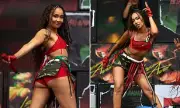Leigh-Anne Pinnock Stuns in Khaki at Leeds Festival: Little Mix Star's Electrifying Performance Style