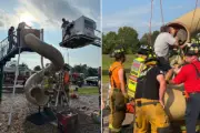 Man Rescued After Getting Stuck in Playground Slide in Connecticut