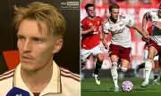 Martin Odegaard's Fiery Half-Time Interview Sparks Debate After Arsenal's Thrilling Clash with Man United