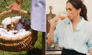Meghan Markle's Chilled Birthday Celebration: Sipping Rosé in Casual Style