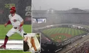 MLB's Speedway Classic Hit by Rain Delay as Braves and Reds Clash