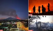 Mount Vesuvius Engulfed in Flames as Wildfires Rage Across Europe