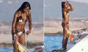 Naomi Campbell Stuns in Lace Bikini Aboard Luxury Yacht in Spain