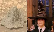 NASA's Mars Rover Spots Bizarre 'Harry Potter' Sorting Hat-Shaped Rock Formation on Red Planet